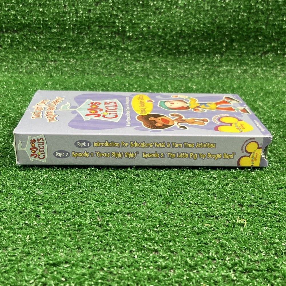JoJo's Circus Twist & Turn Imagine & Learn‎ Special Teachers Ed VHS Tape New